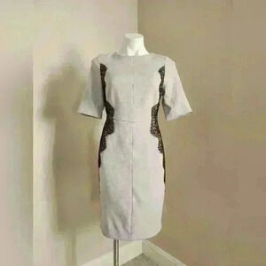 THE LIMITED light grey pencil dress